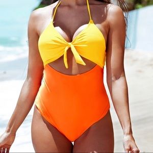 Cupshe swimsuit 🟠🟡 NWT XL never worn!